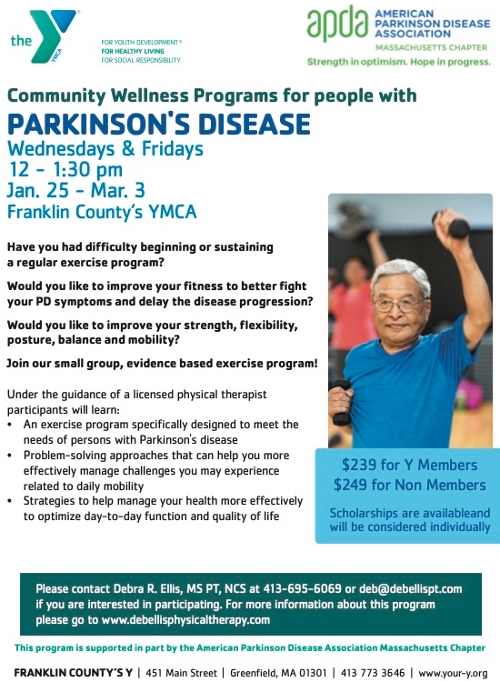 6 Week Exercise Program -Franklin County YMCA- Greenfield